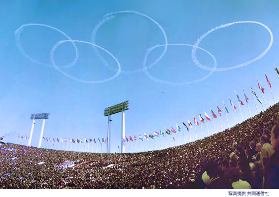 人々の夢をつなぐ一本の糸永久の平和に向けて真っ直ぐに東京だから、日本だからできるオリンピック・パラリンピックに
